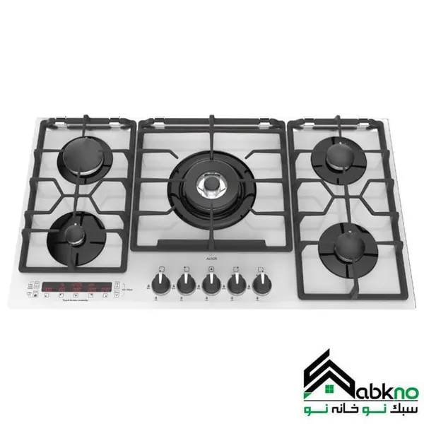 گاز توکار رومیزی شیشه ای با سر شعله ساباف ایتالیا آلتون کد IG535DW - 2