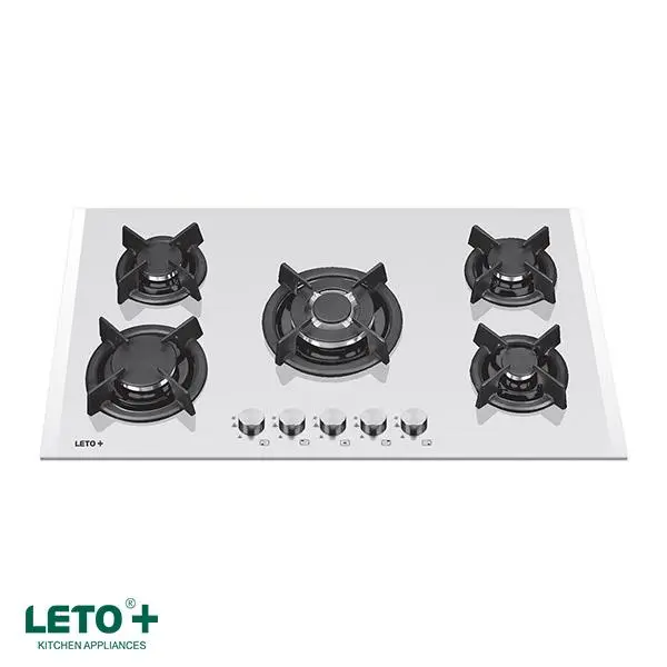 گاز شیشه ای لتو مدل PG-31 اجاق 5 شعله LETO PG31