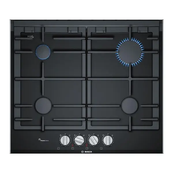 اجاق گاز صفحه ای شیشه بوش مدل PRP6A6D70 Bosch Glass Gas Hob - 4
