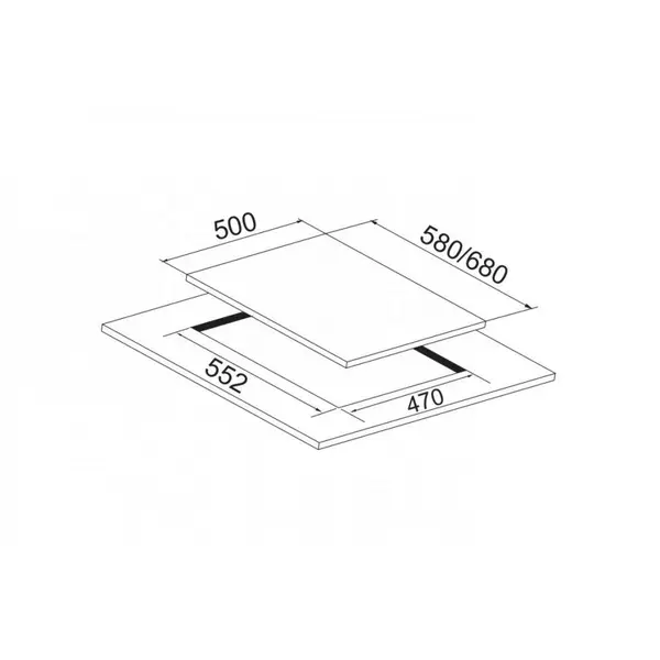 اجاق گاز صفحه ای لتو استیل. مدل PS-31