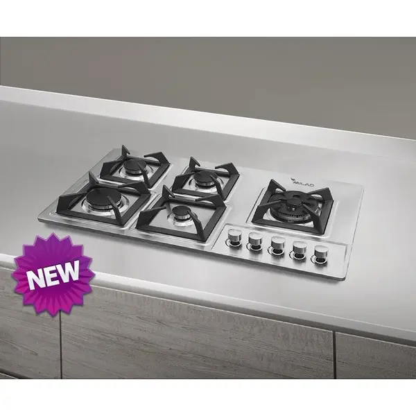 اجاق گاز استیل مدل S18 میلان hob code milan - 3