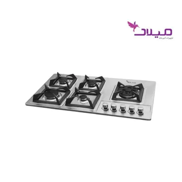 اجاق گاز استیل مدل S18 میلان hob code milan - 5