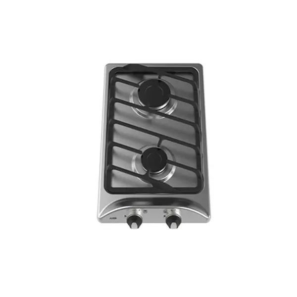 اجاق گاز صفحه ای آلتون مدل S201 استیل 2 شعله Alton Steel Gas Hob With Burners