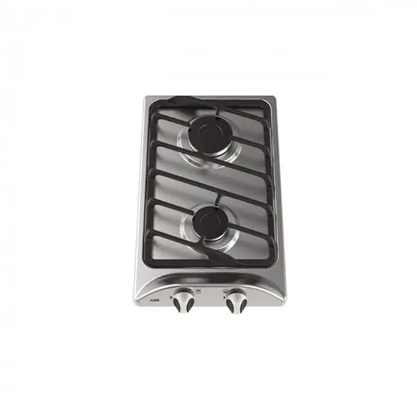 اجاق گاز صفحه ای آلتون مدل S201 استیل 2 شعله Alton Steel Gas Hob With Burners