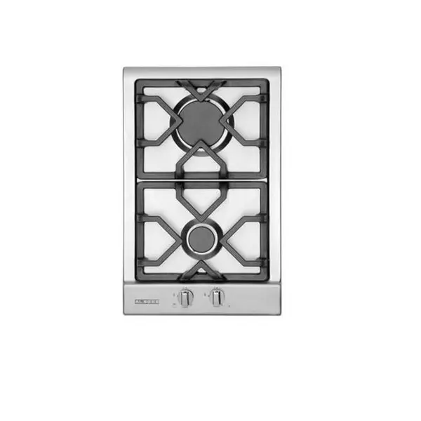 اجاق گاز صفحه ای استیل البرز کد S-2301 دو شعله اس