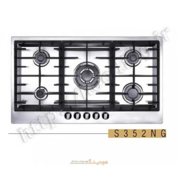 اجاق گاز صفحه استیل کلایبرگ مدل s352ng - 2