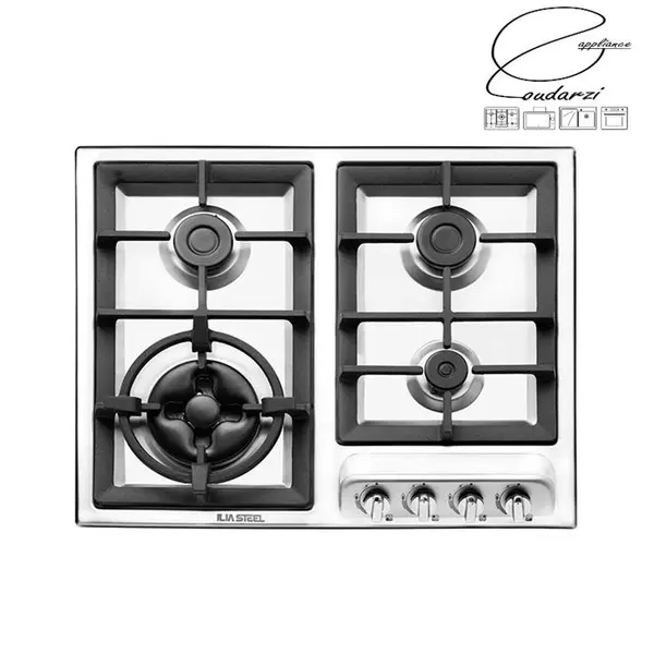 اجاق گاز صفحه ای استیل مدل S 403D ایلیااستیل