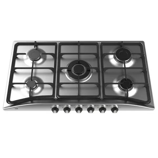 اجاق گاز صفحه ای آلتون مدل S501 T استیل 5 شعله Alton Steel Gas Hob With Burners