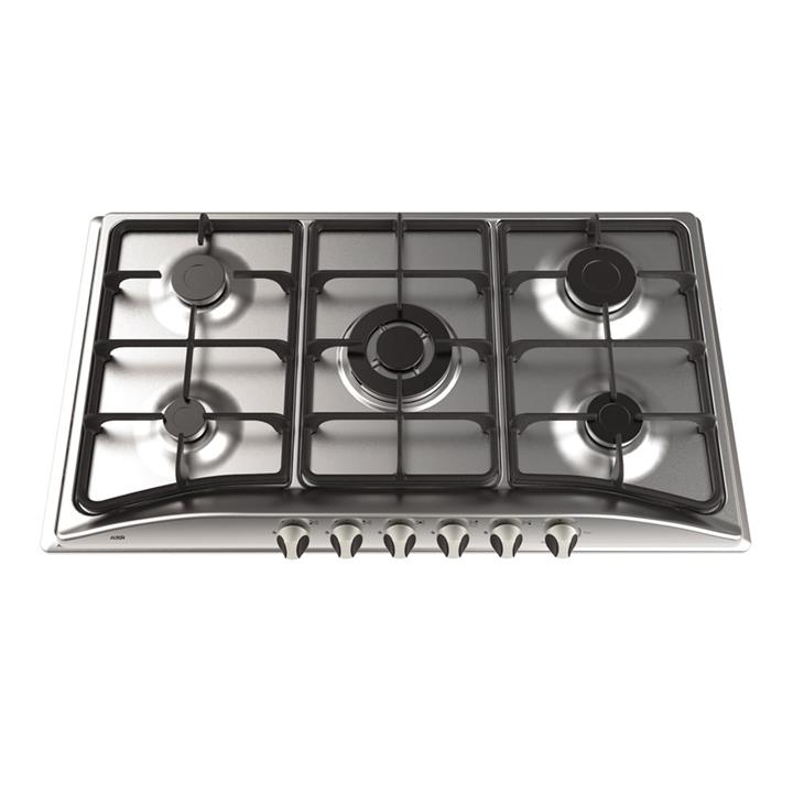 اجاق گاز صفحه ای آلتون مدل S501 T استیل 5 شعله Alton Steel Gas Hob With Burners