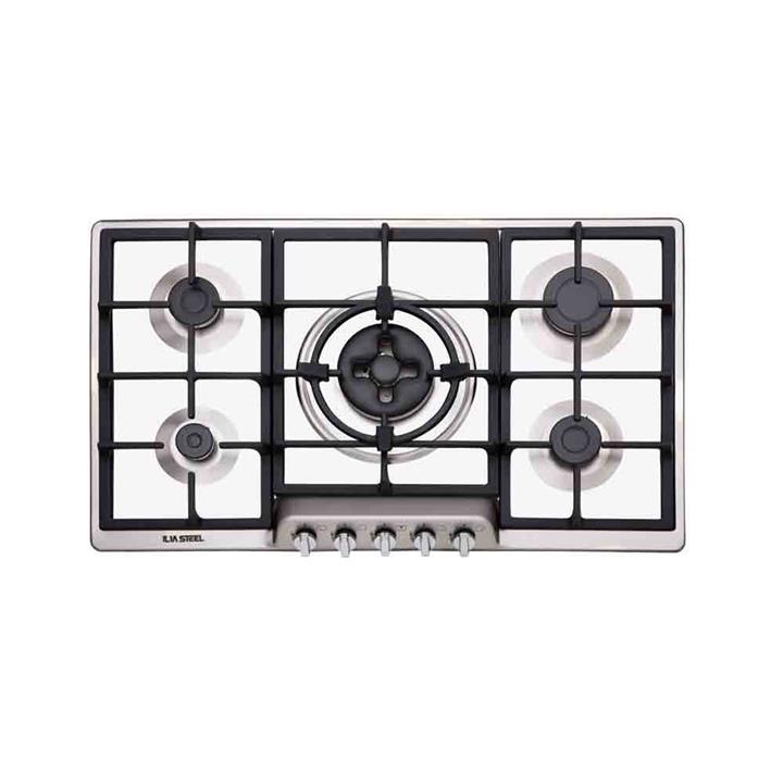 اجاق گاز صفحه ای ایلیا استیل مدل S502 Ilia Steel Gas Hob