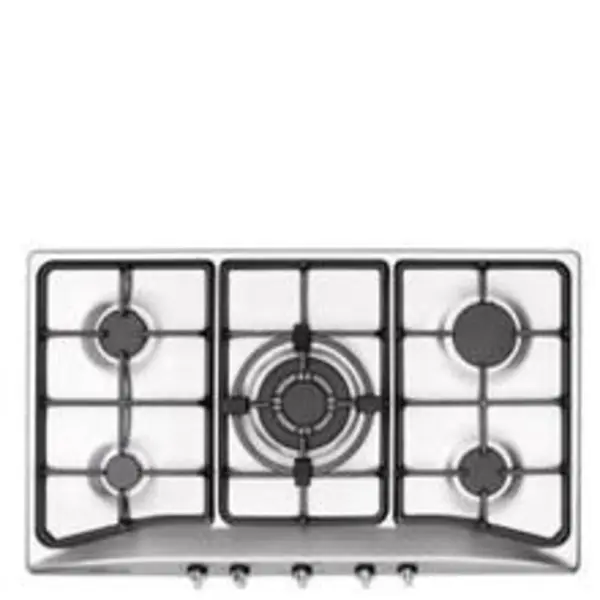 اجاق توکار استیل البرز S-5906 گاز صفحه ای پنج شعله اس