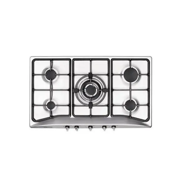 اجاق توکار استیل البرز S-5906 گاز صفحه ای پنج شعله اس