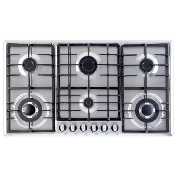 اجاق گاز صفحه ای آلتون مدل S601 استیل 6 شعله Alton Steel Gas Hob With Burners