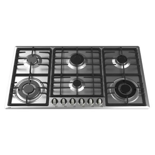 اجاق گاز صفحه ای آلتون مدل S601 استیل 6 شعله Alton Steel Gas Hob With Burners