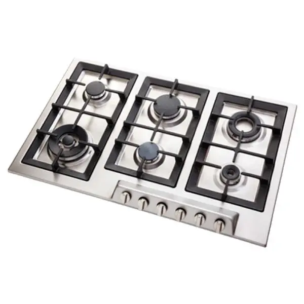 اجاق گاز صفحه ای استیل البرز کد S-6902 - 6