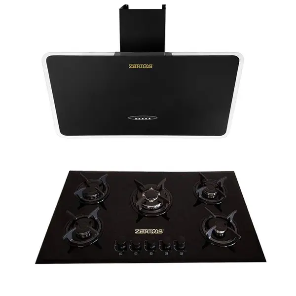 ست هود و اجاق گاز صفحه ای زرتوس مدل Z150660 - 2