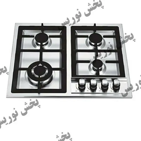 اجاق گاز صفحه ای 4شعله استیل تیدومکث مدل E41 - 2