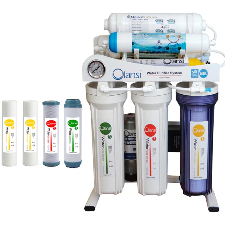 دستگاه تصفیه کننده آب اولانسی مدل REVERSE OSMOSIS AT8300 به همراه فیلتر مجموعه 3 عددی