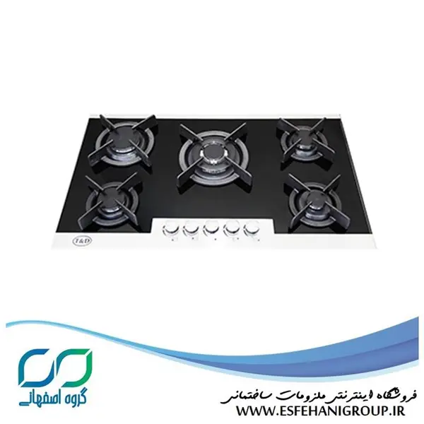 اجاق گاز صفحه ای تی اند دی مدل TD102E