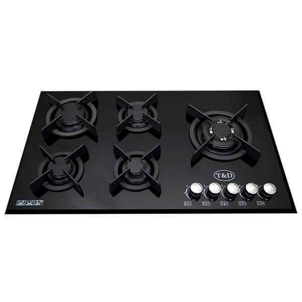 اجاق گاز صفحه ای شیشه تی اند دی مدل TD105E T And D Glass Gas Hob