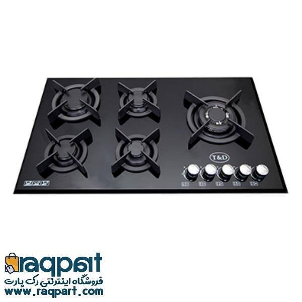 اجاق گاز صفحه ای شیشه تی اند دی مدل TD105i T AND D Glass Gas Hob