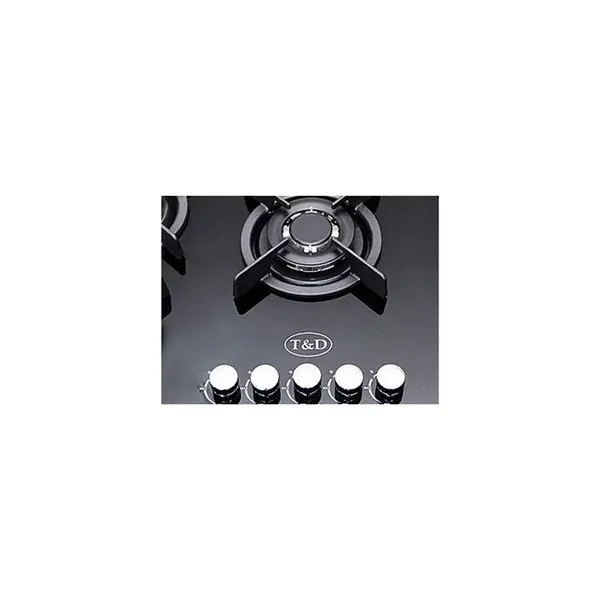 اجاق گاز صفحه ای شیشه تی اند دی مدل TD106i T And D Glass Gas Hob - 5