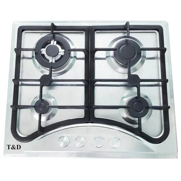اجاق گاز صفحه ای استیل تی اند دی مدل TD114E T And D Steel Gas Hob - 2