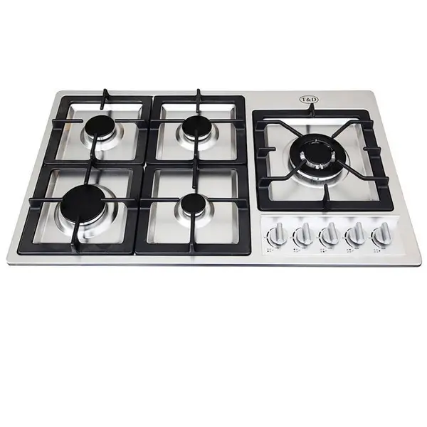 اجاق گاز صفحه ای استیل تی اند دی مدل TD117 T And D Steel Gas Hob - 4