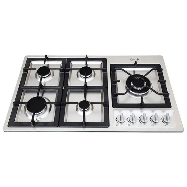 اجاق گاز صفحه ای استیل تی اند دی مدل TD117 T And D Steel Gas Hob - 3