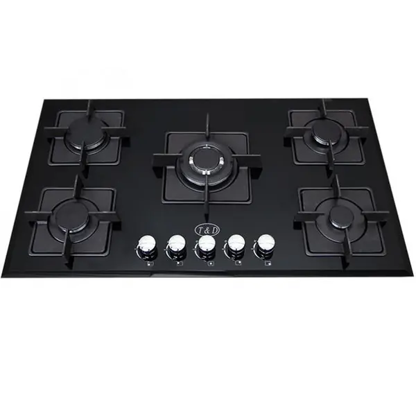 اجاق گاز صفحه ای شیشه تی اند دی مدل TD122 T And D Glass Gas Hob - 2