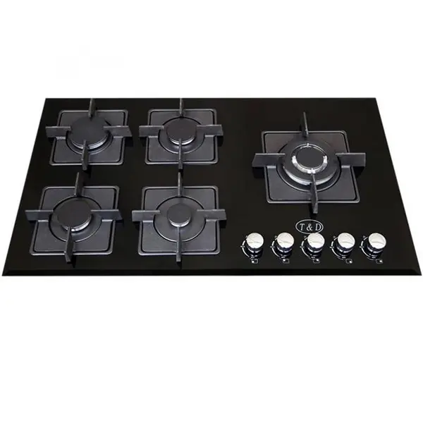 اجاق گاز صفحه ای شیشه تی اند دی مدل TD123E T And D Glass Gas Hob - 3