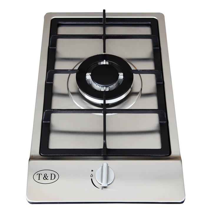 اجاق گاز صفحه‌ ای استیل تی اند دی مدل TD128L T And D Steel Gas Hob