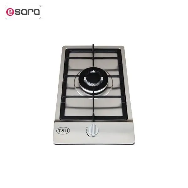 اجاق گاز صفحه ای استیل تی اند دی مدل TD128L T And D Steel Gas Hob - 2