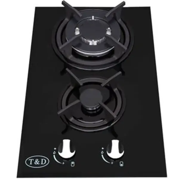 اجاق گاز صفحه ای شیشه تی اند دی مدل TD129E T And D Glass Gas Hob - 6