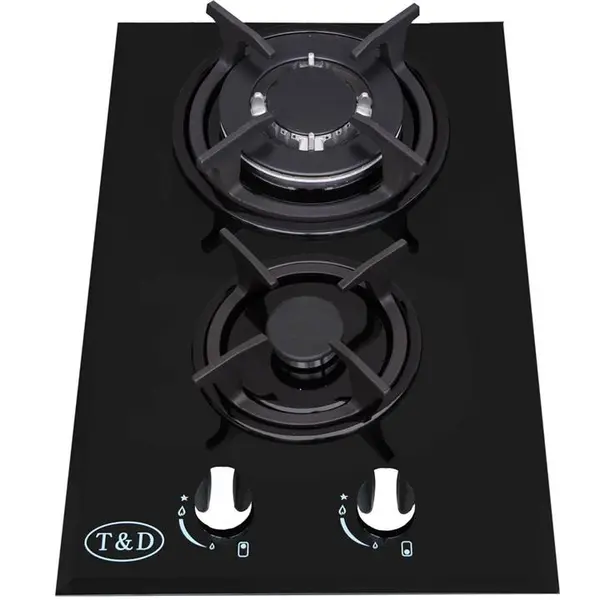 اجاق گاز صفحه ای شیشه تی اند دی مدل TD129E T And D Glass Gas Hob - 3