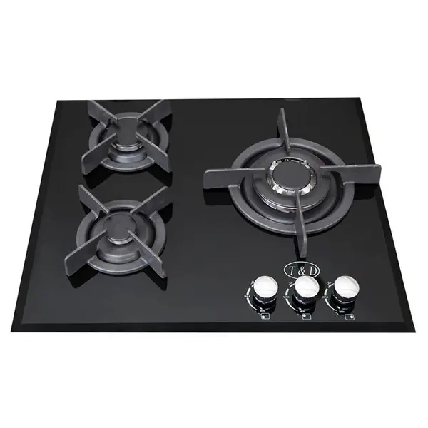 اجاق گاز صفحه ای شیشه تی اند دی مدل TD131 T And D Glass Gas Hob