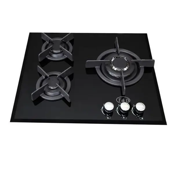 اجاق گاز صفحه ای شیشه تی اند دی مدل TD131 T And D Glass Gas Hob - 3