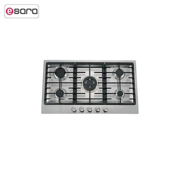 اجاق گاز صفحه ای استیل تی اند دی مدل TD136E T And D Steel Gas Hob - 5