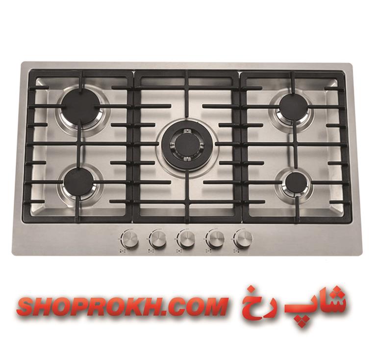 اجاق گاز صفحه‌ ای استیل تی اند دی مدل TD136 T And D Steel Gas Hob