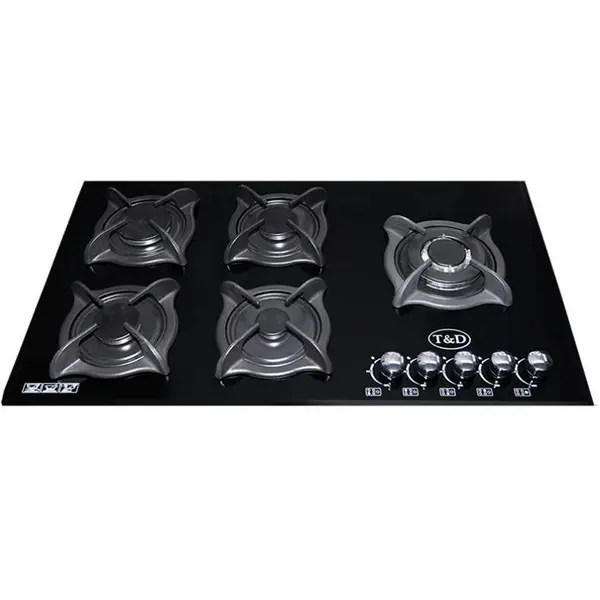 اجاق گاز صفحه ای شیشه تی اند دی مدل TD145 T And D Glass Gas Hob