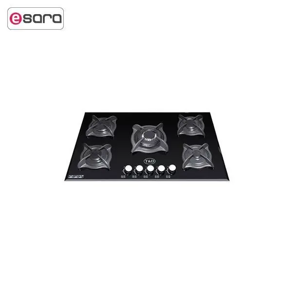 اجاق گاز صفحه ای شیشه تی اند دی مدل TD146 T And D Glass Gas Hob - 2