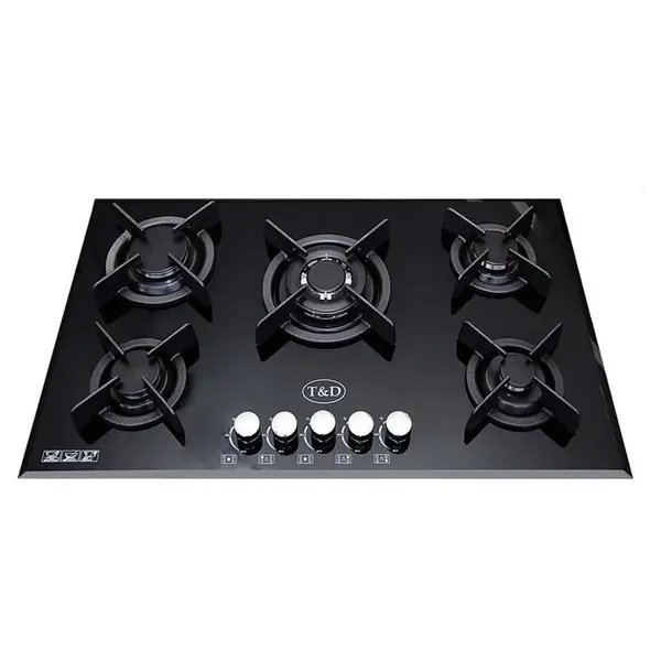 اجاق گاز صفحه ای شیشه تی اند دی مدل TD152 T And D Glass Gas Hob - 4