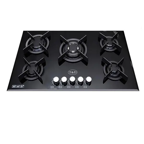 اجاق گاز صفحه ای شیشه تی اند دی مدل TD152 T And D Glass Gas Hob - 3