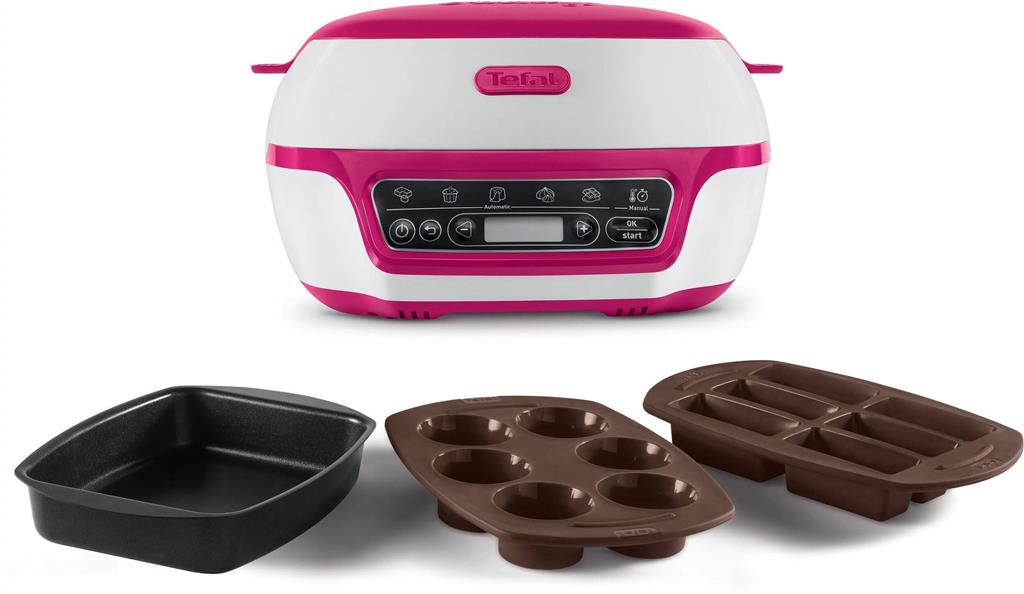 کیک پز تفال فرانسه Tefal Kuchenbackautomat Mini-Ofen KD8018 Cake Factory