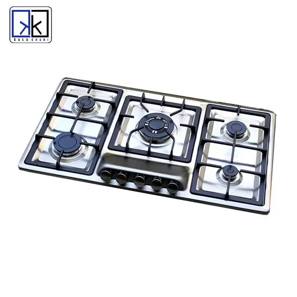اجاق گاز صفحه ای استیل تیدومکث Tidumax مدل S505