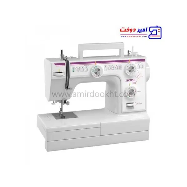 چرخ خیاطی خانگی کاچیران مدل یاسمین 592 پلاس - 4