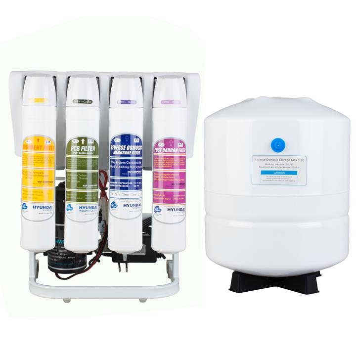 دستگاه تصفیه آب هیوندای کره جنوبی مدل HQ7-4FRS HYUNDAI WATER PURIFIER SYSTEM