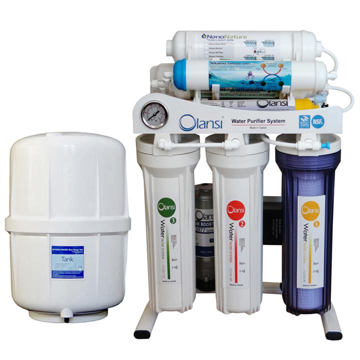 دستگاه تصفیه کننده آب اولانسی مدل REVERSE OSMOSIS AT1400 به همراه فیلتر بسته ۴ عددی