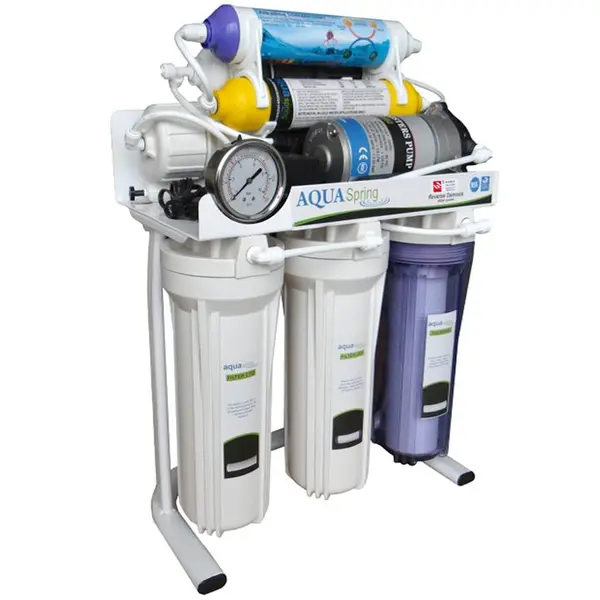 دستگاه تصفیه کننده آب خانگی آکوآ اسپرینگ مدل RO-S151 به همراه فیلتر بسته 4 عددی
