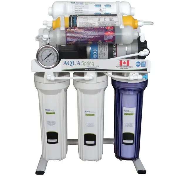 دستگاه تصفیه کننده آب خانگی آکوآ اسپرینگ مدل RO-S8-NATURE1800 - 3